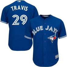 Load image into Gallery viewer, Devon Travis Toronto Blue Jays Majestic Alternate Official Cool Base Player Jersey - Royal