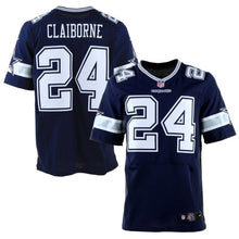 Load image into Gallery viewer, Men's Nike Morris Claiborne Navy Blue Dallas Cowboys Elite Jersey