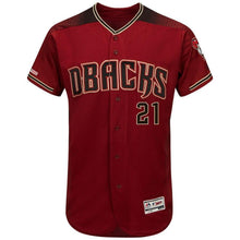 Load image into Gallery viewer, Zack Greinke Arizona Diamondbacks Majestic Alternate Collection Flex Base Player Jersey