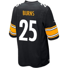 Load image into Gallery viewer, Artie Burns Pittsburgh Steelers Nike Game Jersey - Black
