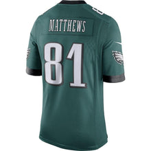 Load image into Gallery viewer, Jordan Matthews Philadelphia Eagles Nike Limited Jersey - Midnight Green