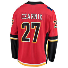 Load image into Gallery viewer, Austin Czarnik Calgary Flames Fanatics Branded Home Breakaway Player Jersey - Red