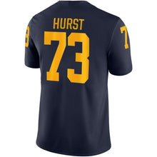 Load image into Gallery viewer, Maurice Hurst Michigan Wolverines Jordan Brand Game Jersey – Navy