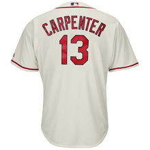 Load image into Gallery viewer, Matt Carpenter St. Louis Cardinals Majestic Alternate Cool Base Player Jersey – Cream/Red
