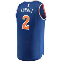 Load image into Gallery viewer, Luke Kornet New York Knicks Fanatics Branded Fast Break Road Player Jersey Royal - Icon Edition