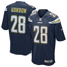 Load image into Gallery viewer, Melvin Gordon Los Angeles Chargers Nike Player Game Jersey - Navy