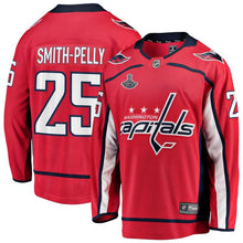 Load image into Gallery viewer, Devante Smith-Pelly Washington Capitals Fanatics Branded 2018 Stanley Cup Champions Home Breakaway Player Jersey - Red