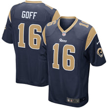 Load image into Gallery viewer, Jared Goff Los Angeles Rams Nike Player Game Jersey - Navy