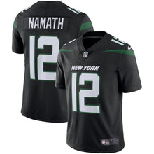Load image into Gallery viewer, Joe Namath New York Jets Nike Retired Player Limited Team Jersey - Stealth Black