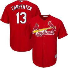 Load image into Gallery viewer, Matt Carpenter St. Louis Cardinals Majestic Alternate Cool Base Player Jersey – Cream/Red