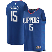 Load image into Gallery viewer, Johnathan Motley LA Clippers Fanatics Branded Fast Break Replica Jersey - Icon Edition - Royal