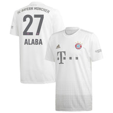 Load image into Gallery viewer, David Alaba Bayern Munich Away Soccer Jersey 2019-20 – White