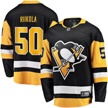 Load image into Gallery viewer, Juuso Riikola Pittsburgh Penguins Fanatics Branded Home Breakaway Player Jersey - Black
