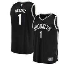 Load image into Gallery viewer, D'Angelo Russell Brooklyn Nets Fanatics Branded Fast Break Jersey Black - Icon Edition