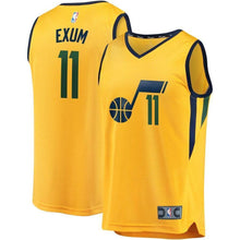 Load image into Gallery viewer, Dante Exum Utah Jazz Fanatics Branded Fast Break Player Jersey Gold - Statement Edition