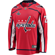 Load image into Gallery viewer, Devante Smith-Pelly Washington Capitals Fanatics Branded 2018 Stanley Cup Champions Home Breakaway Player Jersey - Red