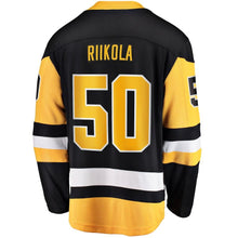 Load image into Gallery viewer, Juuso Riikola Pittsburgh Penguins Fanatics Branded Home Breakaway Player Jersey - Black