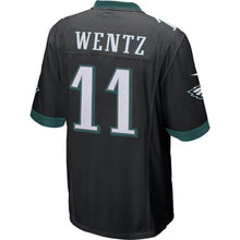 Load image into Gallery viewer, Carson Wentz Philadelphia Eagles Nike Game Jersey - Black