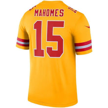 Load image into Gallery viewer, Patrick Mahomes Kansas City Chiefs Nike Inverted Legend Jersey - Gold