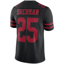 Load image into Gallery viewer, Richard Sherman San Francisco 49ers Nike Vapor Untouchable Limited Jersey - Black