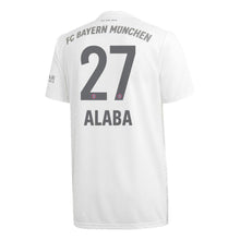 Load image into Gallery viewer, David Alaba Bayern Munich Away Soccer Jersey 2019-20 – White