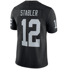 Load image into Gallery viewer, Ken Stabler Oakland Raiders Nike Retired Player Vapor Untouchable Limited Throwback Jersey - Black