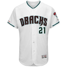 Load image into Gallery viewer, Zack Greinke Arizona Diamondbacks Majestic Alternate Collection Flex Base Player Jersey
