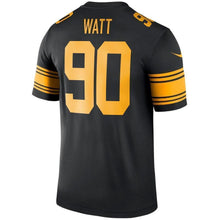Load image into Gallery viewer, T.J. Watt Pittsburgh Steelers Nike Color Rush Legend Player Jersey - Black