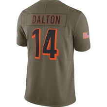 Load image into Gallery viewer, Andy Dalton Cincinnati Bengals Nike Salute To Service Limited Jersey - Olive