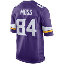 Load image into Gallery viewer, Randy Moss Minnesota Vikings Nike Retired Player Game Jersey - Purple