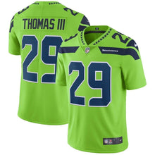 Load image into Gallery viewer, Earl Thomas Seattle Seahawks Nike Vapor Untouchable Color Rush Limited Player Jersey - Neon Green