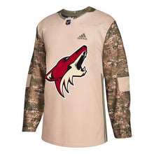 Load image into Gallery viewer, Arizona Coyotes adidas Veterans Day Practice Jersey - Camo