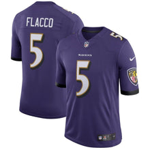 Load image into Gallery viewer, Joe Flacco Baltimore Ravens Nike Speed Machine Limited Player Jersey - Purple