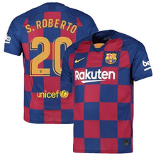 Load image into Gallery viewer, Sergi Roberto Barcelona Home Soccer Jersey 2019-20 - Royal