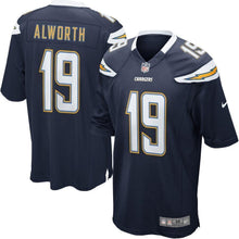 Load image into Gallery viewer, San Diego Chargers Nike Lance Alworth Retired Player Game Jersey - Navy