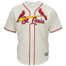 Load image into Gallery viewer, Yadier Molina St. Louis Cardinals Majestic Cool Base Player Jersey - Cream