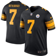 Load image into Gallery viewer, Ben Roethlisberger Pittsburgh Steelers Nike Color Rush Legend Jersey - Black