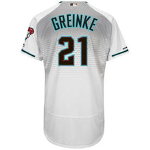 Load image into Gallery viewer, Zack Greinke Arizona Diamondbacks Majestic Alternate Collection Flex Base Player Jersey