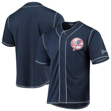 Load image into Gallery viewer, New York Yankees Stitches Team Color Button-Down Jersey - Navy/White