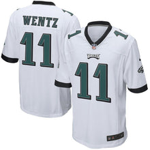 Load image into Gallery viewer, Carson Wentz Philadelphia Eagles Nike Game Jersey - White