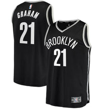 Load image into Gallery viewer, Treveon Graham Brooklyn Nets Fanatics Branded Fast Break Jersey - Icon Edition - Black