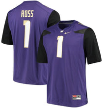 Load image into Gallery viewer, John Ross III Washington Huskies Nike Alumni Football Jersey - Purple