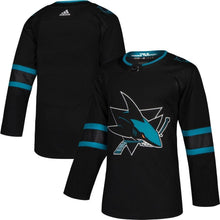 Load image into Gallery viewer, San Jose Sharks adidas Alternate Jersey - Black