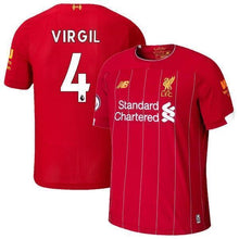 Load image into Gallery viewer, Virgil Van Dijk Liverpool New Balance Home Soccer Jersey 2019-20 Jersey – Red