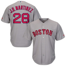 Load image into Gallery viewer, J.D. Martinez Boston Red Sox Majestic Road Official Cool Base Player Jersey - Gray