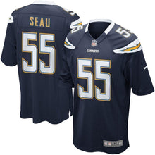 Load image into Gallery viewer, San Diego Chargers Nike Junior Seau Retired Player Game Jersey - Navy