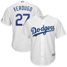 Load image into Gallery viewer, Alex Verdugo Los Angeles Dodgers Majestic Home Official Cool Base Player Jersey - White