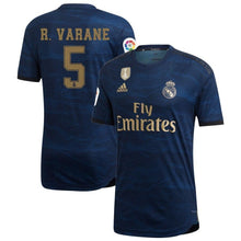 Load image into Gallery viewer, Raphaël Varane Real Madrid Away Soccer Jersey 2019-20 – Blue