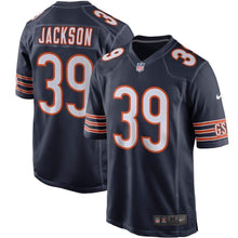 Load image into Gallery viewer, Eddie Jackson Chicago Bears Nike Player Game Jersey - Navy