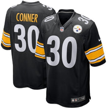 Load image into Gallery viewer, James Conner Pittsburgh Steelers Nike Game Jersey - Black